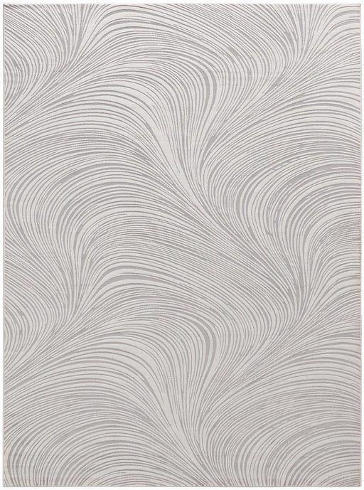 Central Park West Grey CEP02 Polyester Contemporary Area Rug - 6 Ft Runner