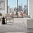 Central Park West Grey CEP02 Polyester Contemporary Area Rug - 6 Ft x 9 Ft
