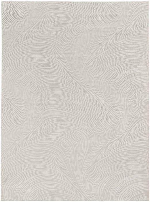 Central Park West Ivory CEP02 Polyester Contemporary Area Rug - 8 Ft x 10 Ft