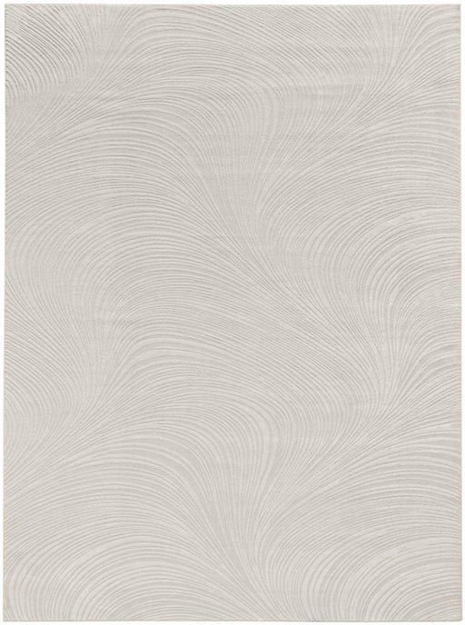 Central Park West Ivory CEP02 Polyester Contemporary Area Rug - 9 Ft x 12 Ft