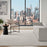 Central Park West Ivory CEP02 Polyester Contemporary Area Rug - 4 Ft x 6 Ft