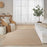 Pure Patterns Camel PRN01 Wool Contemporary Area Rug - 8 Ft x 12 Ft