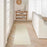 Pure Grids Ivory Beige PGR01 Wool Contemporary Area Rug - 4 Ft x 6 Ft
