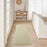 Pure Grids Light Green PGR01 Wool Contemporary Area Rug - 4 Ft x 6 Ft