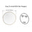 Brushed Brass Aluminum & Glass Bathroom Mirror 5