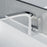 Chrome / White Brass Bathroom Faucet 2