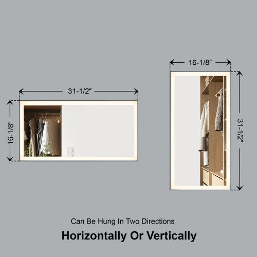 Black Aluminum Aluminum Bathroom Mirror 6