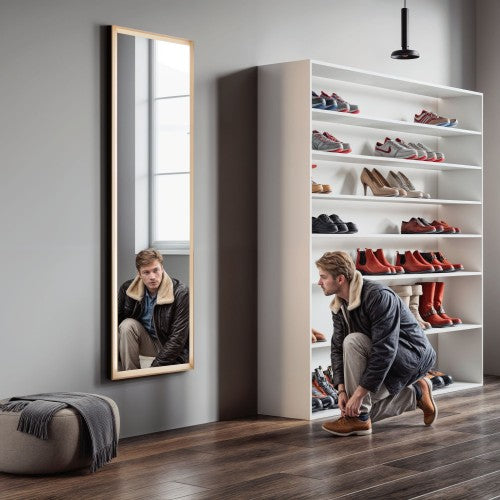 Black Aluminum Aluminum Bathroom Mirror 3