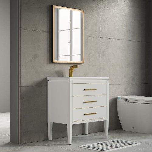 Black Aluminum Aluminum Bathroom Mirror 3