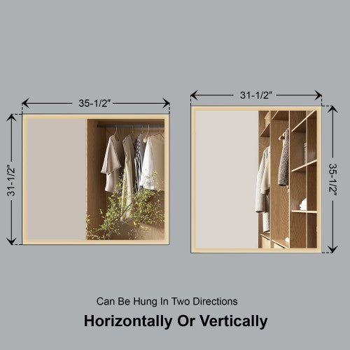 Black Aluminum Aluminum Bathroom Mirror 6