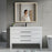 Black Aluminum Aluminum Bathroom Mirror 2