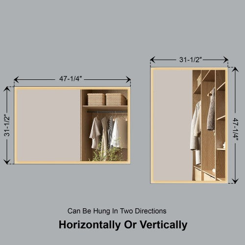 Black Aluminum Aluminum Bathroom Mirror 6