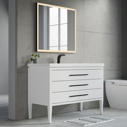Black Aluminum Aluminum Bathroom Mirror 3