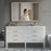 Black Aluminum Aluminum Bathroom Mirror 2
