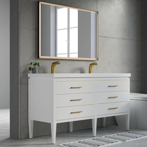 Black Aluminum Aluminum Bathroom Mirror 3