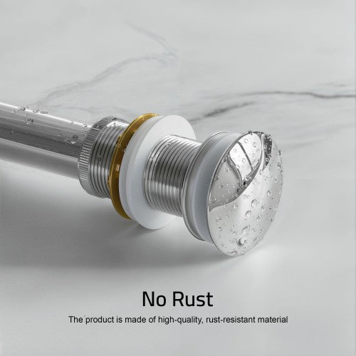 Chrome Brass Drain 5