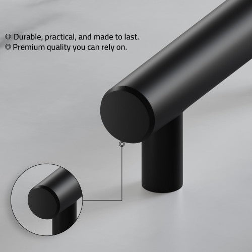 3001 Series Matte Black Aluminum Cabinet Pull 4