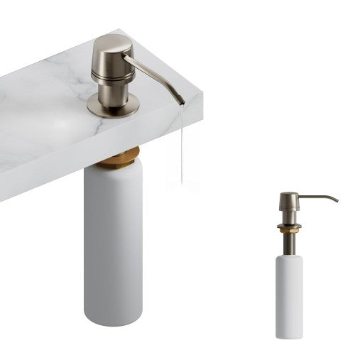 Brushed Nickel Stainless Steel Soap Dispenser 3