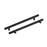 3001 Series Matte Black Aluminum Cabinet Pull 1