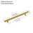 3001 Series Brushed Brass Aluminum Cabinet Pull 3