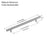 3001 Series Brushed Satin Aluminum Cabinet Pull 2