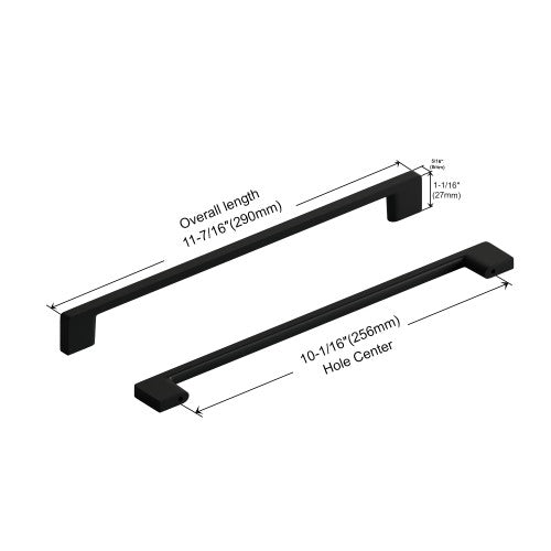 3008 Series Black Metal Cabinet Pull 4