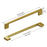 3008 Series Brushed Brass Metal Cabinet Pull 4