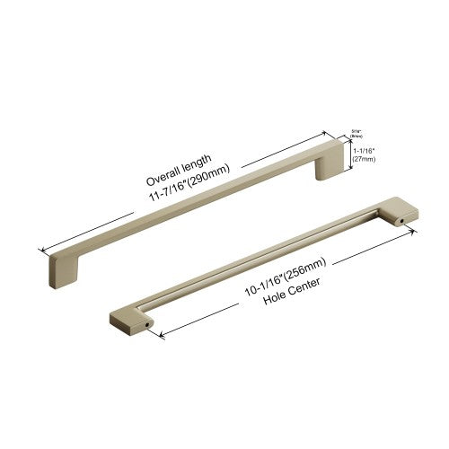 3008 Series Brushed Satin Nickel Metal Cabinet Pull 4