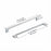 3008 Series Chrome Metal Cabinet Pull 4