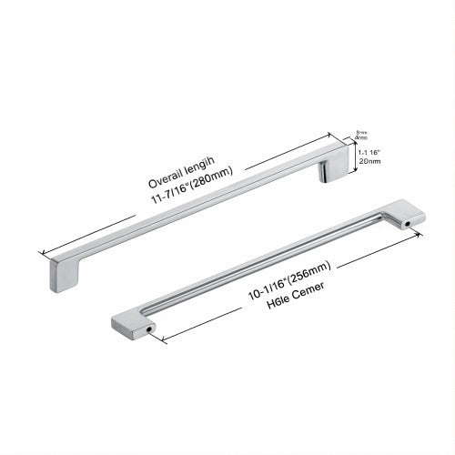 3008 Series Chrome Metal Cabinet Pull 4