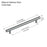 3001 Series Brushed Satin Stainless Steel Cabinet Pull 1