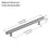 3001 Series Brushed Satin Aluminum Cabinet Pull 4