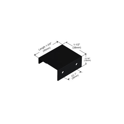 3062 Series Matte Black Metal Cabinet Pull 2