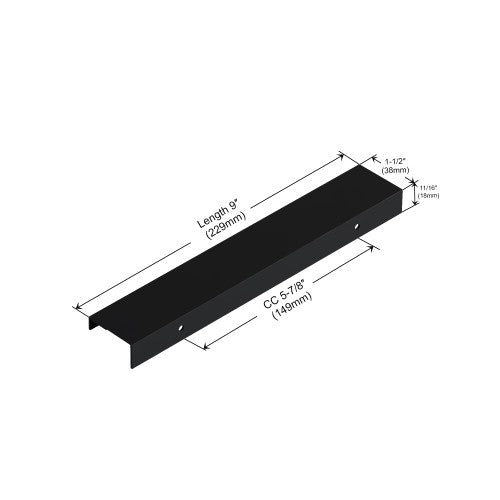 3062 Series Matte Black Metal Cabinet Pull 2
