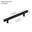 3001 Series Matte Black Aluminum Cabinet Pull 4