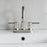 Brushed Nickel Brass Bathroom Faucet 2