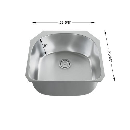 Satin Stainless Steel Kitchen Sink 4