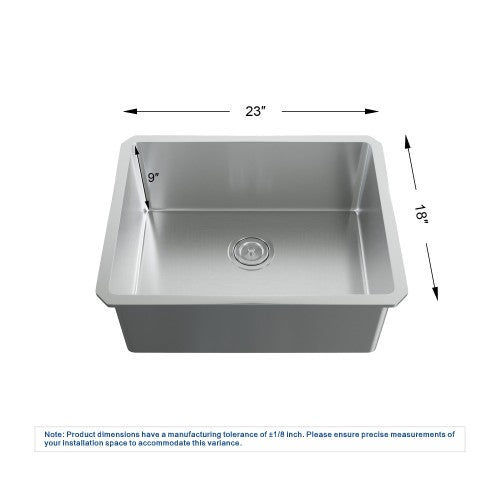 Satin Stainless Steel Kitchen Sink 11