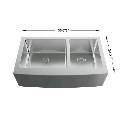 Satin Stainless Steel Kitchen Sink 8