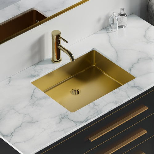 Glossy Stainless Steel Bathroom Sink 1
