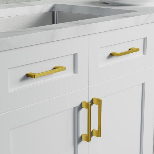 3008 Series Brushed Brass Metal Cabinet Pull 2