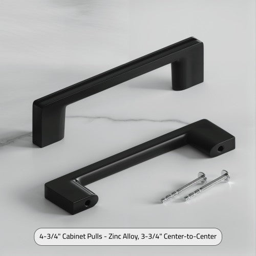 3008 Series Black Metal Cabinet Pull 3