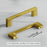 3008 Series Brushed Brass Metal Cabinet Pull 3