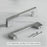 3008 Series Chrome Metal Cabinet Pull 3
