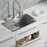 3001 Series Brushed Satin Aluminum Cabinet Pull 5