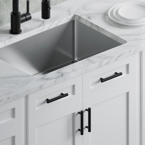 3001 Series Matte Black Aluminum Cabinet Pull 1
