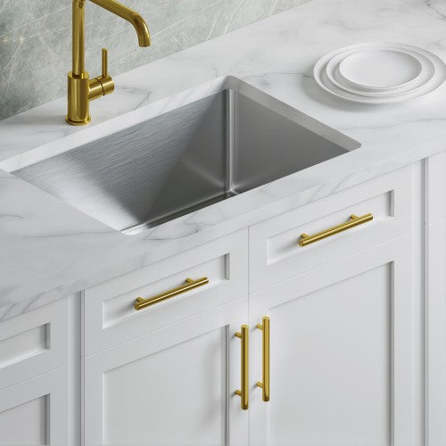 3001 Series Brushed Brass Aluminum Cabinet Pull 2