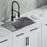 3001 Series Matte Black Aluminum Cabinet Pull 1