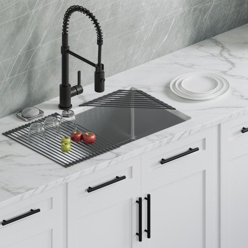 3001 Series Matte Black Aluminum Cabinet Pull 1