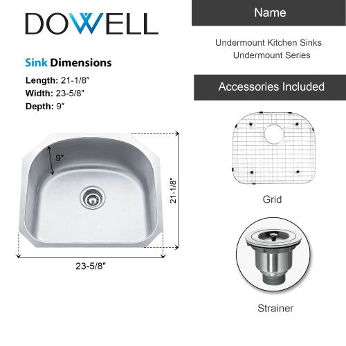 Satin Stainless Steel Kitchen Sink 5
